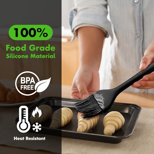 Classic HOTEC 600℉ Heat Resistasnt Basting Brushes, BPA for Daily Use