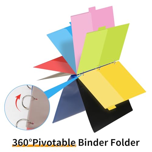 Minimalist 360° Pivotable Project Organizer Binder, 2 Pack Collection
