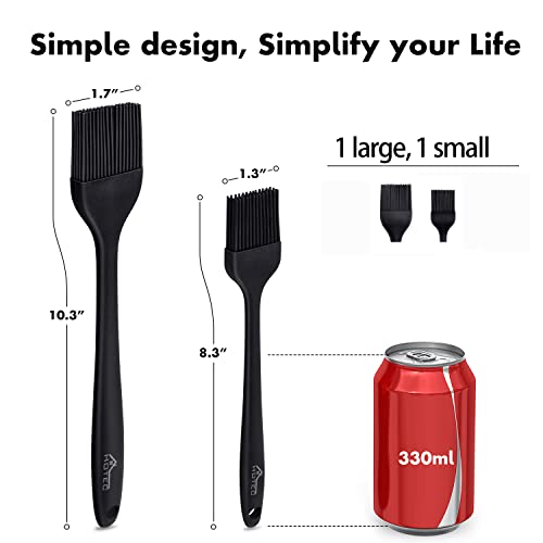 Classic HOTEC 600℉ Heat Resistasnt Basting Brushes, BPA for Daily Use