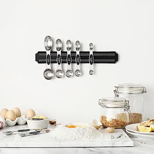 Minimalist Spring Chef Stainless Steel Magnetic Measuring Spoons Set Collection