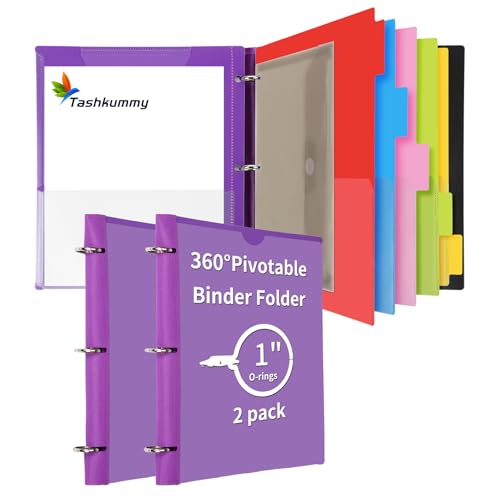 Minimalist 360° Pivotable Project Organizer Binder, 2 Pack Collection