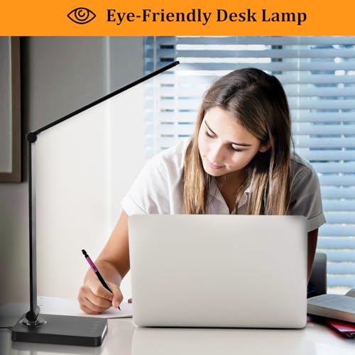 LED Desk Lamp with USB Ports,Touch Desk Lamps