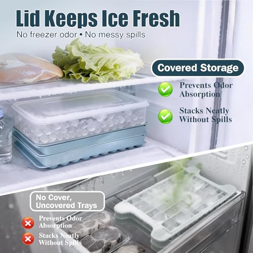 top-tier WIBIMEN Mini Ice Cube Trays, 0.55” Tiny Set